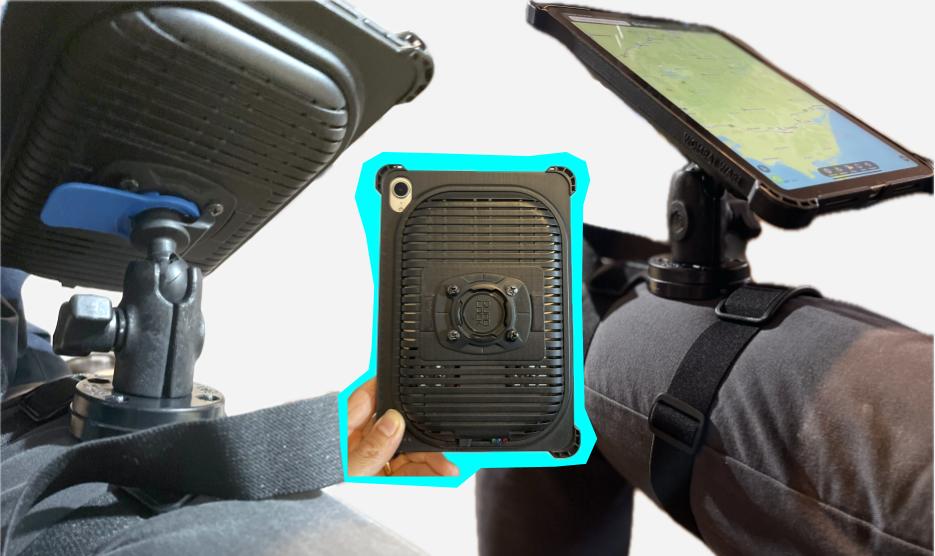 The Elevated iPad Legstrap/Kneeboard Solution