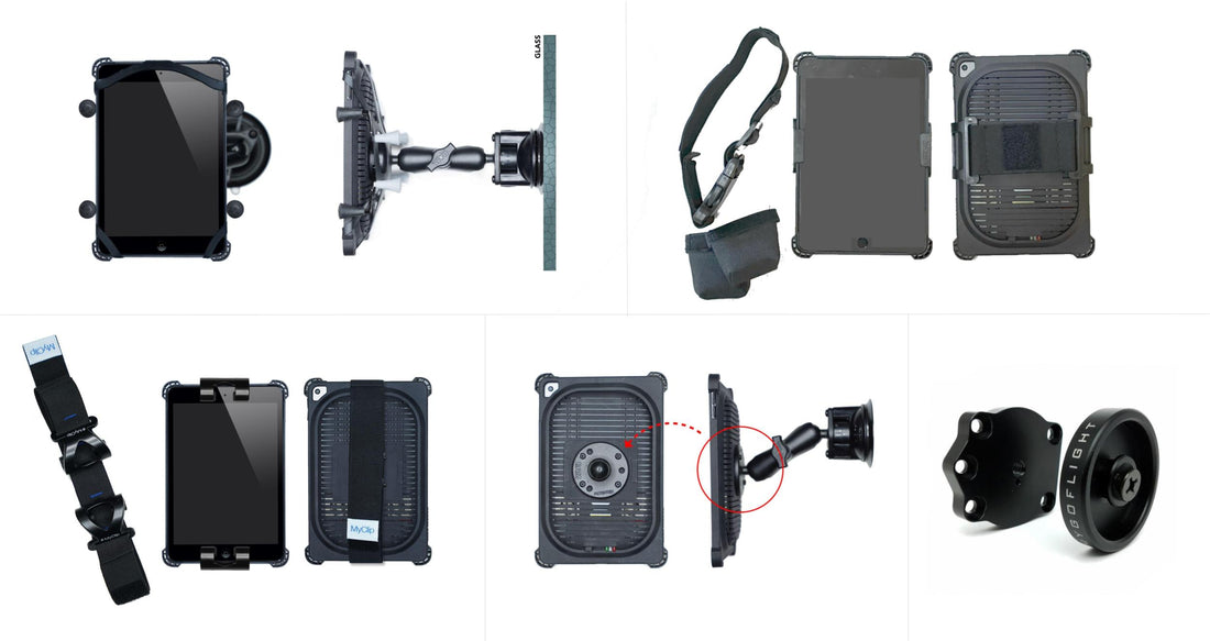 Mounting Options That Work With The iPad Cooling Case (Pilots Edition)