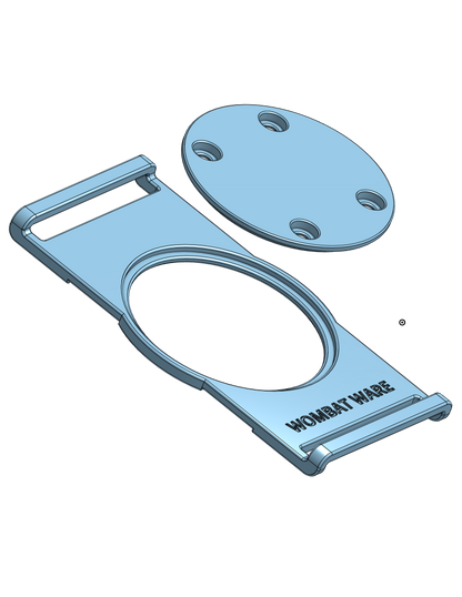 Attachable Knee Strap Mount (3D File)